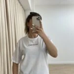 MARKA KABARTMA BASKI PAMUK TİŞÖRT - BEYAZ