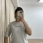 MARKA KABARTMA BASKI PAMUK TİŞÖRT - TAŞ