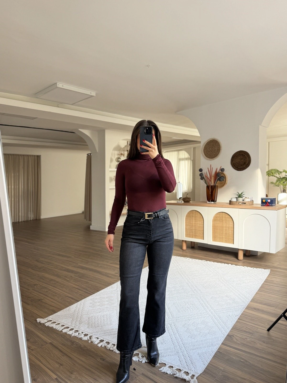 MARKA MODEL ORJİNAL PAÇA FLARE JEAN - ANTRASİT