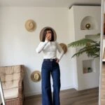 MASSİ YÜKSEK BEL ORJİNAL PAÇA WİDELEG JEAN - KOYU MAVİ