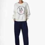 MODAL GABARDİN ÇİFT PİLE CEPLİ ARKA BEL LASTİK PANTOLON - LACİVERT