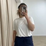 MODAL KUMAŞ ÖN KAPAKLI ŞORT - LACİVERT