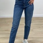 MOM JEAN - KOYU MAVİ