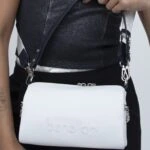 NANO BENETTON ÇAPRAZ ÇANTA - BEYAZ-LACİVERT