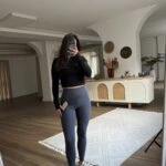 NANOFİT DÜZ SPORCU TAYT - ANTRASİT