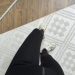 ÖNDEN FERMUARLI VİSKON ÇELİK TAYT - SİYAH