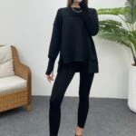 OVERSİZE SWEAT - SİYAH