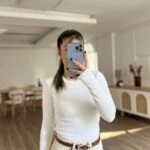 OYS MARKAUZUN KOL PAMUK BASİC TİŞÖRT - EKRU