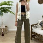 PARLAK KARGO CEP PANTOLON - HAKİ