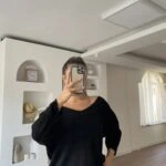 PİKE V YAKA SALAŞ TRİKO - SİYAH