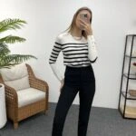 PİLELİ PANTOLON - SİYAH