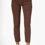 RENKLİ BOYFİT JEAN - KAHVE