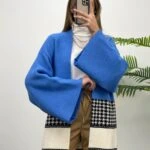 RENKLİ UZUN HIRKA - MAVİ