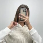 SAÇ ÖRGÜLÜ SWEAT - EKRU