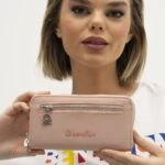 SATEN BENETTON CÜZDAN - PEMBE