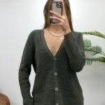 ŞERİTLİ 4 DÜĞME HIRKA - HAKİ