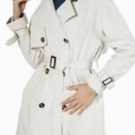 SIRT KAPAKLI MAXİ BOY TRENÇ - TAŞ