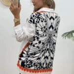 SIRT KELEBEK PANO PAMUK GÖMLEK - BEYAZ