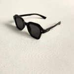 SİYAH CAM SİYAH KEMİK ÇERÇEVE GÖZLÜK - SİYAH