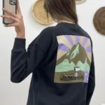 SNOPY BASKI SWEAT - ANTRASİT