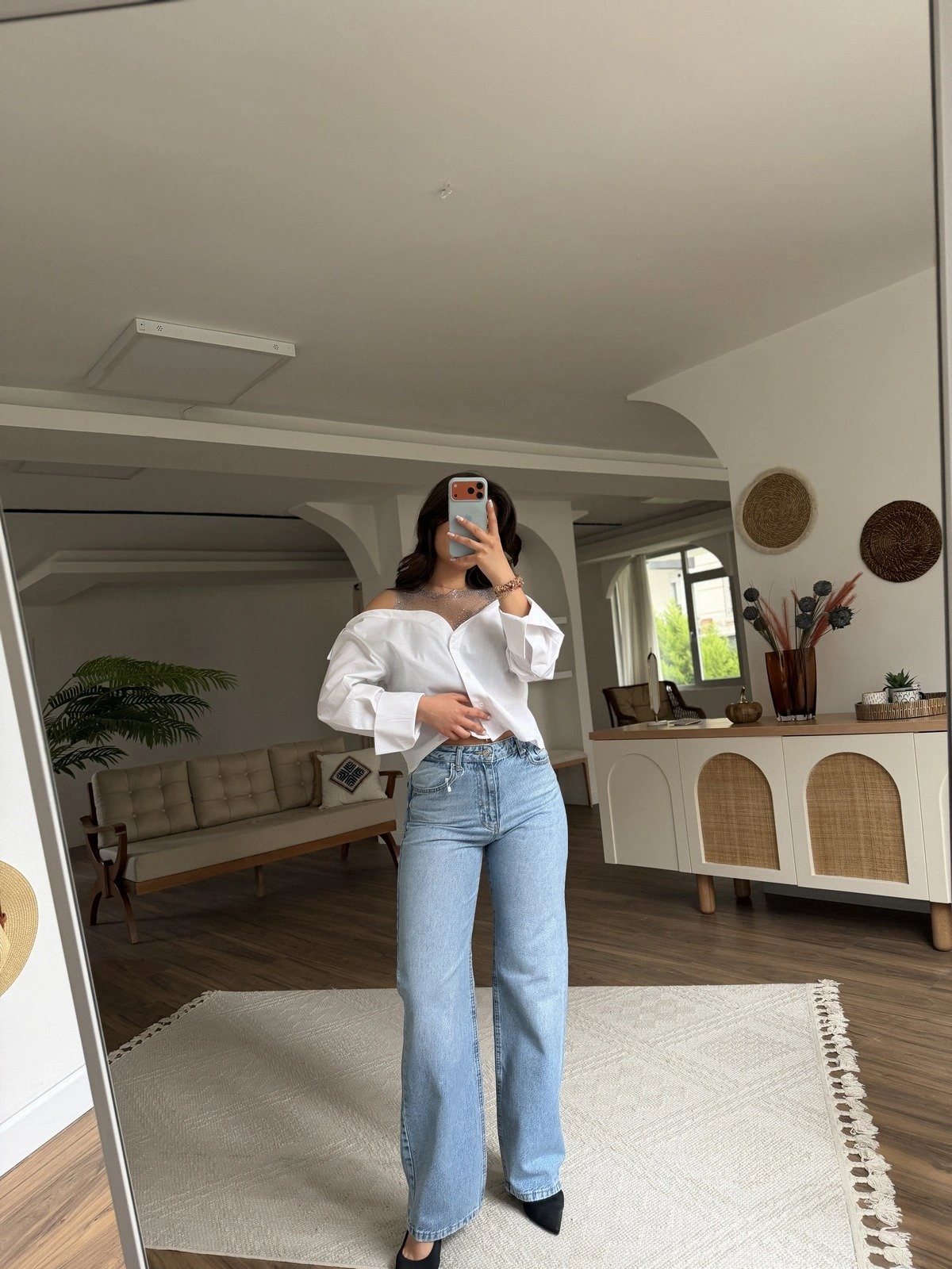 STRAGHT FİT JEAN - AÇIK MAVİ - Görsel 1