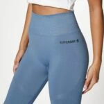 SÜPER DRY YAZILI TOPARLAYICI SPORCU TAYT - İNDİGO