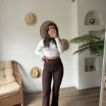 SUZY KALIN BEL FLARE TAYT - KAHVE