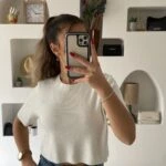 TAŞ ÇAKIM KISA KOL VİSKON KISA TRİKO - EKRU