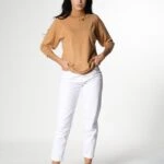 TRUVAKAR KOL BALIKÇI YAKA TRİKO - SÜTLÜ KAHVE