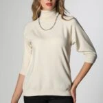 TRUVAKAR KOL BALIKÇI YAKA TRİKO - KREM