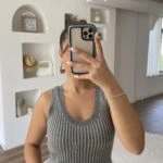 U YAKA AKORDİON TRİKO ATLET - GRİ