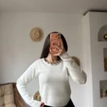 YAKA AKSESUAR DETAY VİSKON KAZAK - EKRU