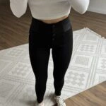 YAN BEL LASTİK 4 DÜĞME VİSKON ÇELİK TAYT - SİYAH