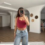 YANLARI DİKİŞ DETAY UZUN ŞEHİR BOY JEAN ŞORT - MAVİ