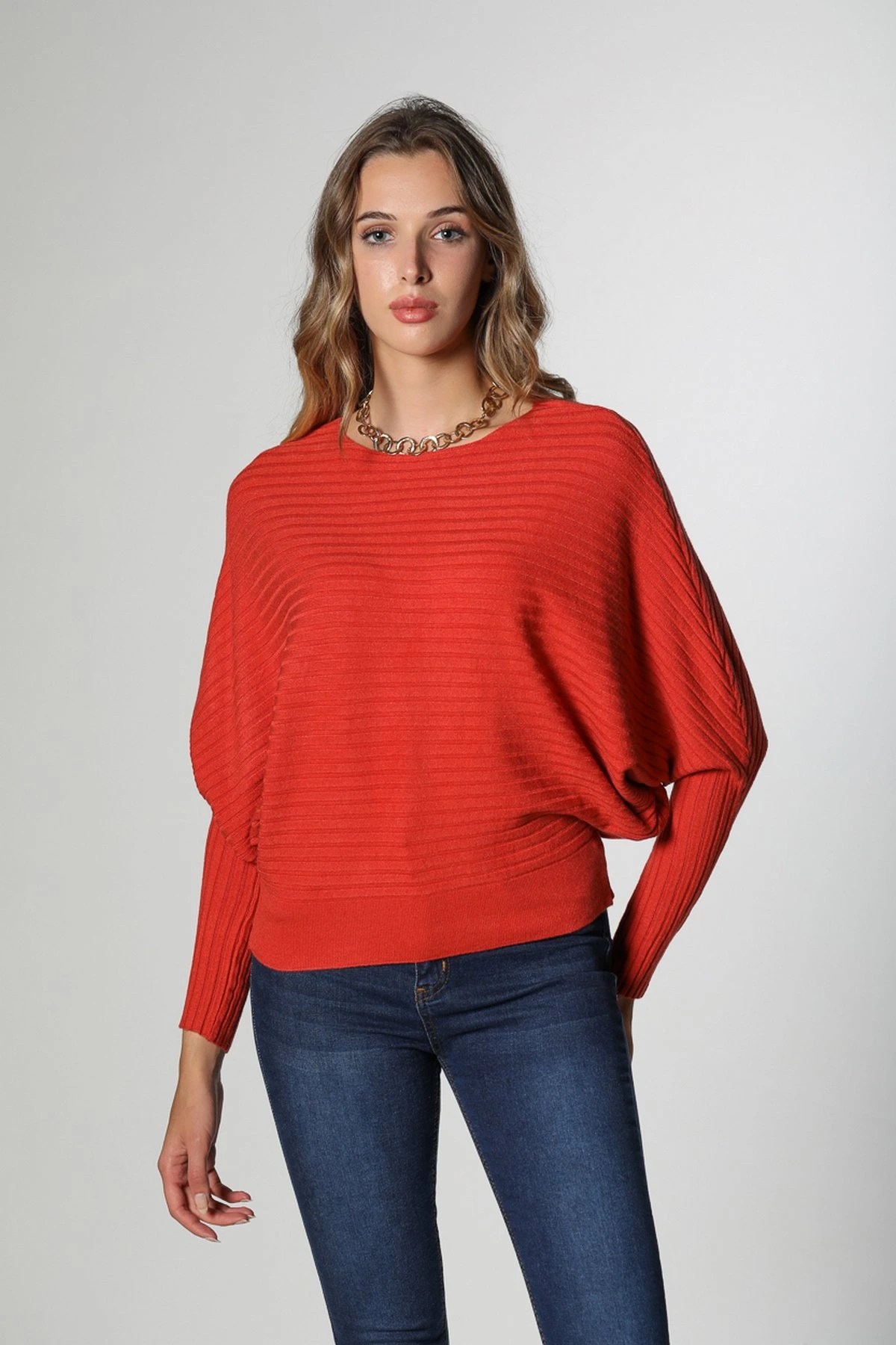 YARASA KOL FİTİLLİ SALAŞ TRİKO - KIRMIZI - Görsel 1