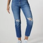 YIRTIKLI PREMİUM JEAN - MAVİ