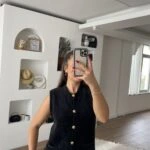 YUMOŞ CEP AKSESUAR GOLD DÜĞME YUMOŞ YELEK - SİYAH