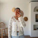 GOLD DÜĞME ÖRME KISA PAMUK HIRKA - EKRU