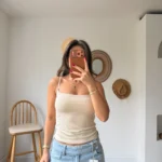 ÇIKARILABİLİR BRA ASKILI MODAL PAMUK ATLET - TAŞ